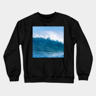 Big Blue Ocean Wave Crewneck Sweatshirt